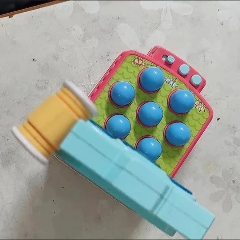 Musical Whack-a-Mole Toy: Rhythm-based knocking game, develops musicality & reflexes through multi-sensory play