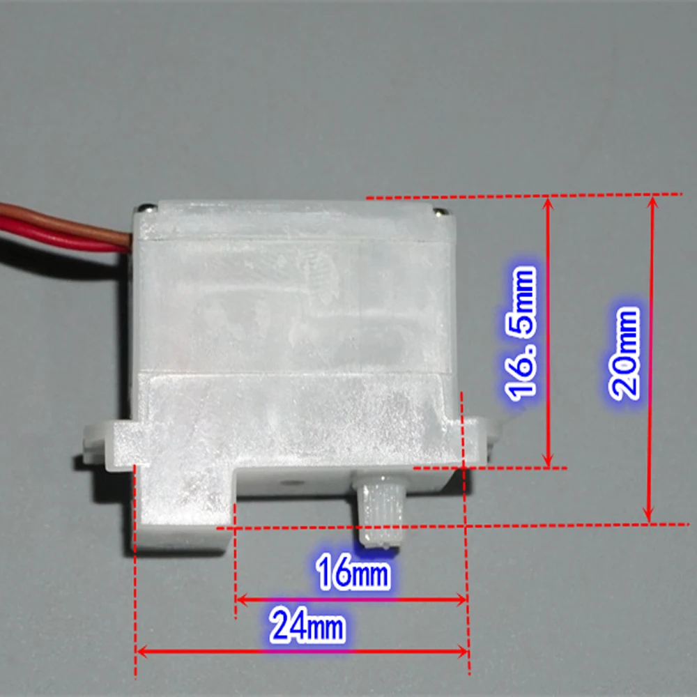 6g Servo Steering Motor Micro Mini Electric DC 5V Coreless Motor Mini Aeromodel RC Car Boat Model Robot Fixed Wing 90 Degrees view 5