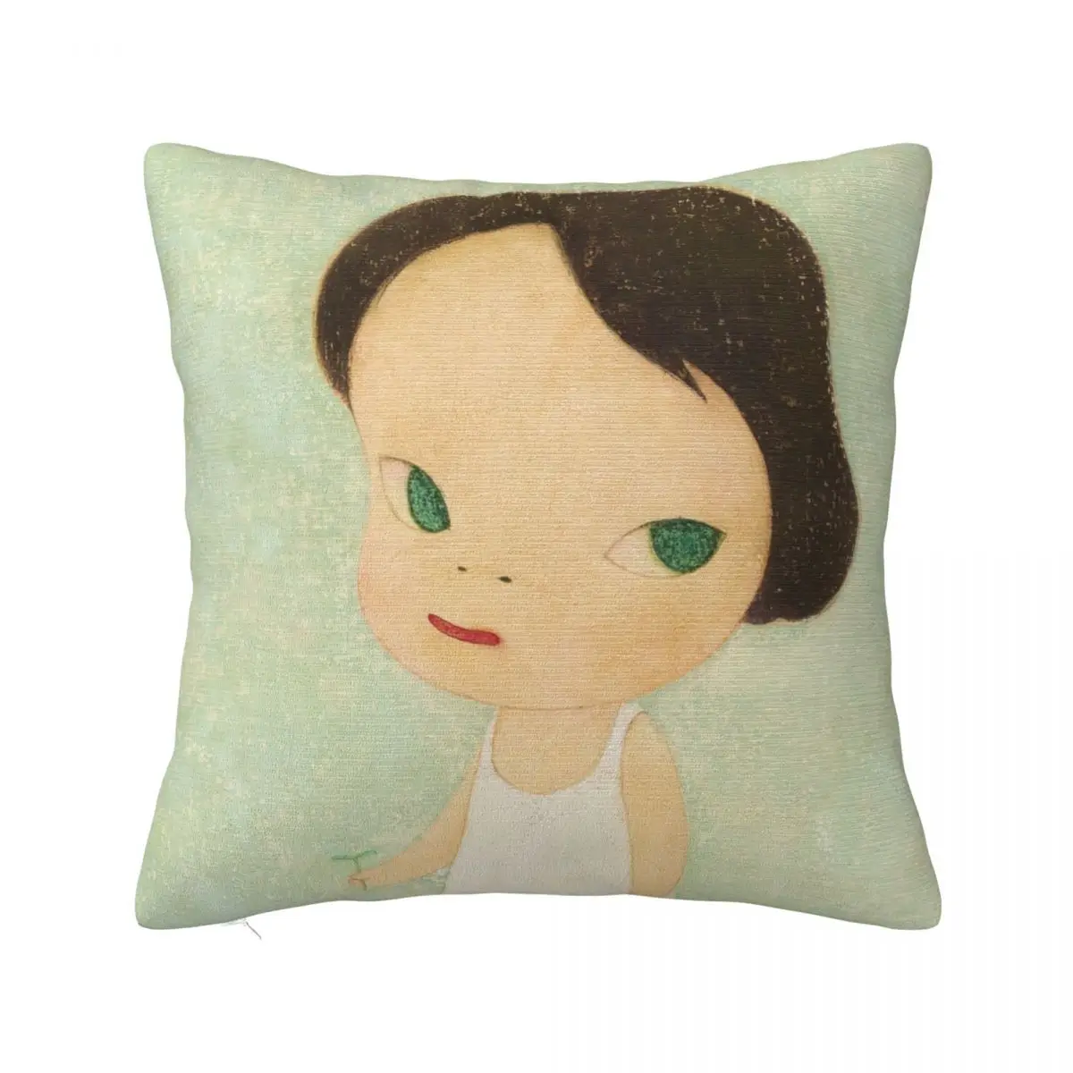 Yoshitomo Nara Pillowcase Printing Polyester Cushion Cover Decorations Throw Pillow Case Cover Bedroom Zippered 45*45cm