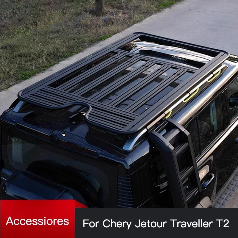 New！Car Luggage Rack Car Camping Roof Rack Bar Auto Luggage Rack Exterior Parts Accessories cherry Jetour Traveller T2 2023 2024