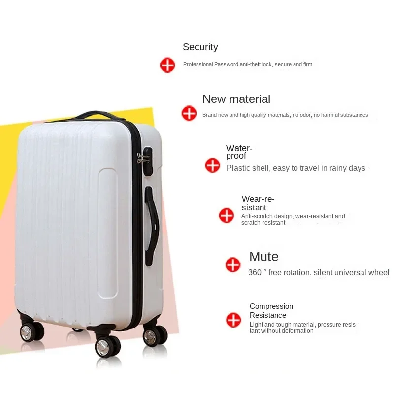 Fashion Luggage Men and Women 28 Inch Small Universal Wheel Trolley Suitcase Students Travel Password Boarding Cabin