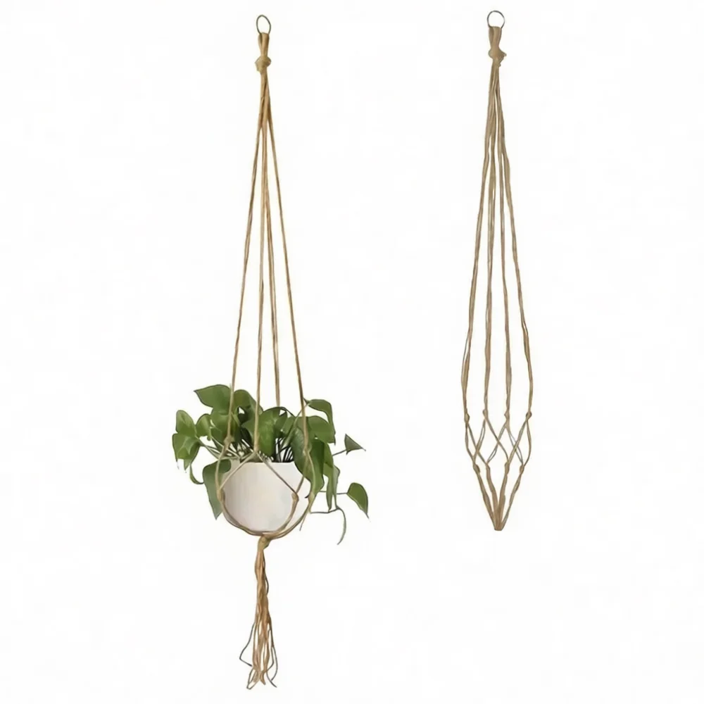 Bohemian Handwoven Macrame Pla - đánh giá và giá Gardening Tools Basket