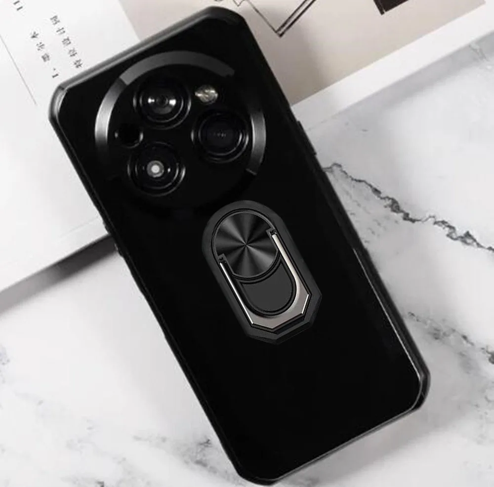 For Oukitel WP39 WP35 OukitelWP35 Back Finger Ring Soft TPU Silicone Case OukitelWP39 2024 Bracket Phone Cover