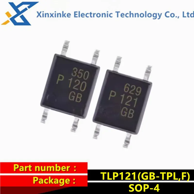 

20PCS TLP121(GB-TPL,F) SOP4 Marking：P121 TLP121 High-speed optocoupler Transistor