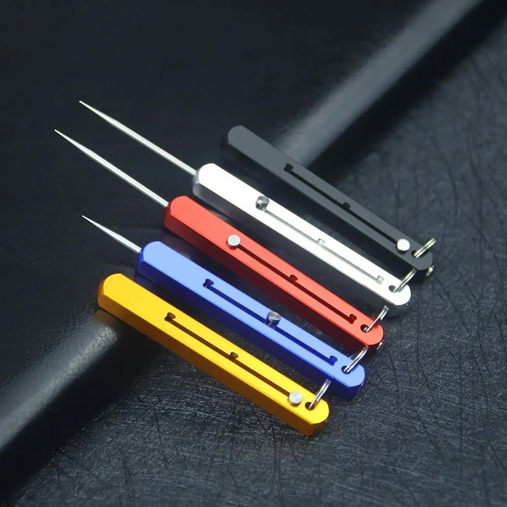 Portable Titanium Toothpicks Pocket Toothpick Metal Toothpick Holder Outdoor Picnic Camping Convenient High Quality Toothpick