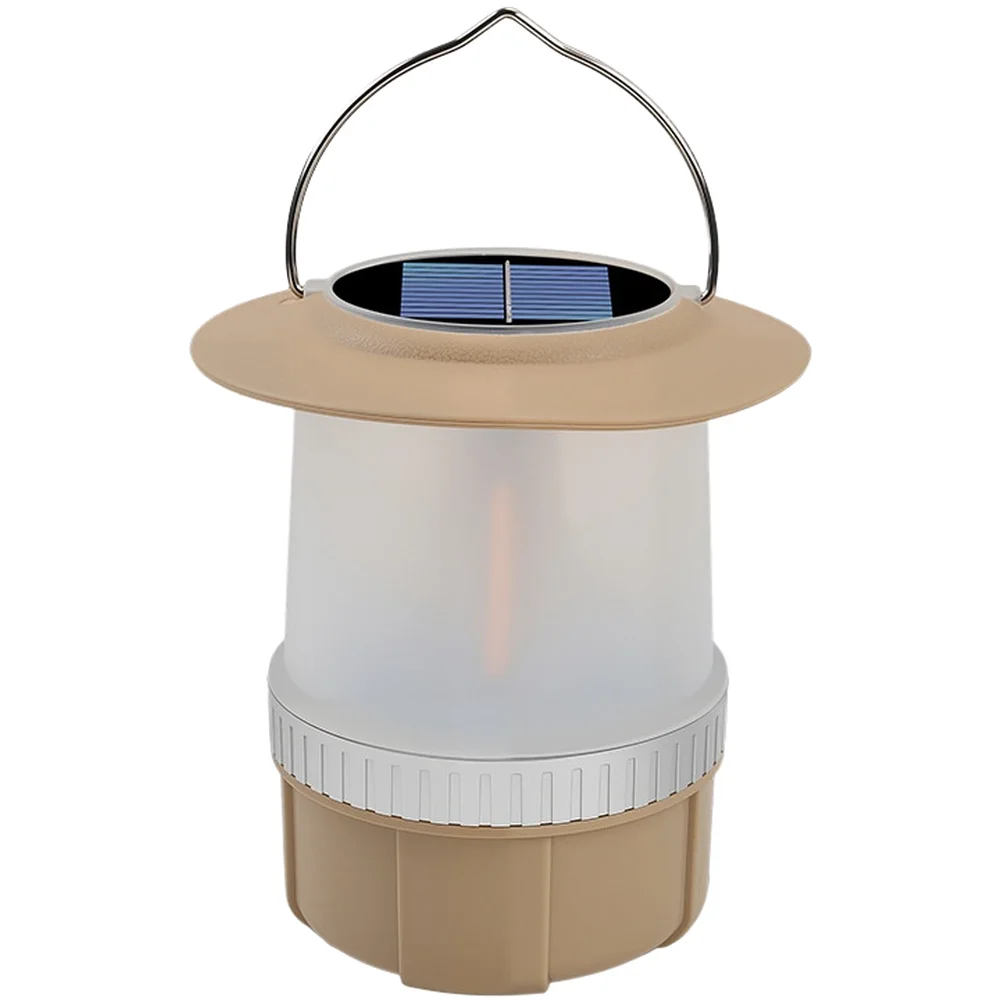 

Солнечный светодиодный фонарь для кемпинга с перезаряжаемой батареей, ручным приводом и быстрой зарядкой Type-C для путешествий