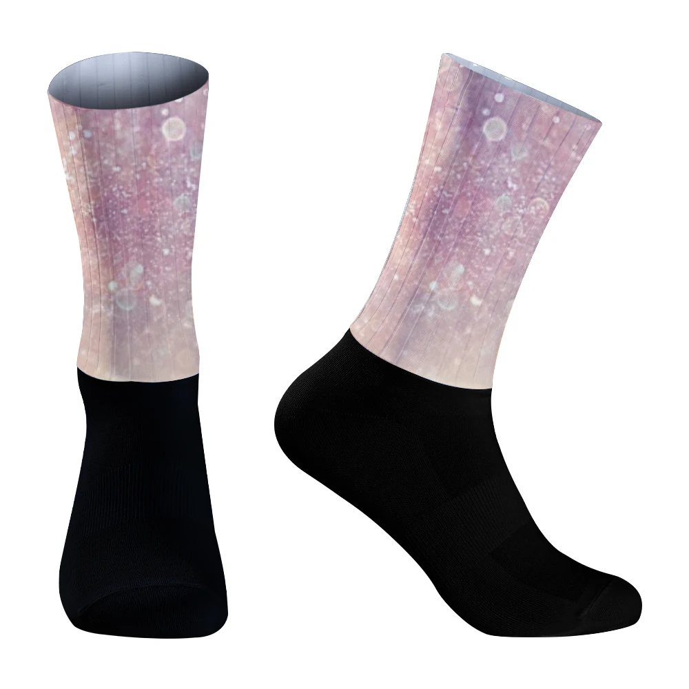 Chaussettes de compression résistantes à l'usure pour hommes, chaussures de vélo en plein air, chaussettes de vélo de route, course à pied, basket-ball, nouveau, 2024