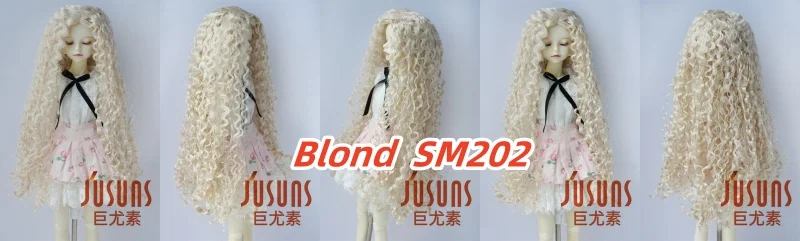 JD220 1/6 1/4 1/3 1/12 Blythes Extremely Long Curly Fashion Synthetic Mohair BJD Wig YOSD MSD SD Doll Accessories
