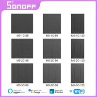 SONOFF M5 SwitchMan WiFi Smart 80/86/120 Type Switch Smart Home 1/2/3 Gang EU/US Wall Switch Support Ewelink Alexa Google