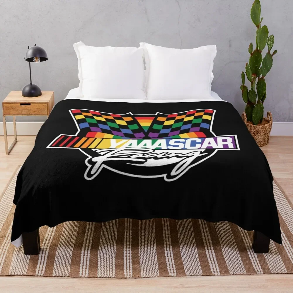 

NASCAR Checkered Flag YAAASCAR Throw Blanket warm winter decorative Blankets