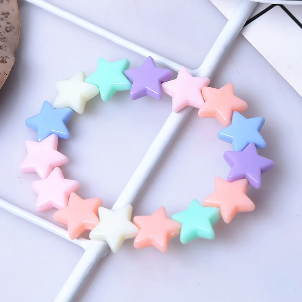 

Birthday Pentagram Bracelet Five-pointed Star Manual Child Kids Bracelets for Girls