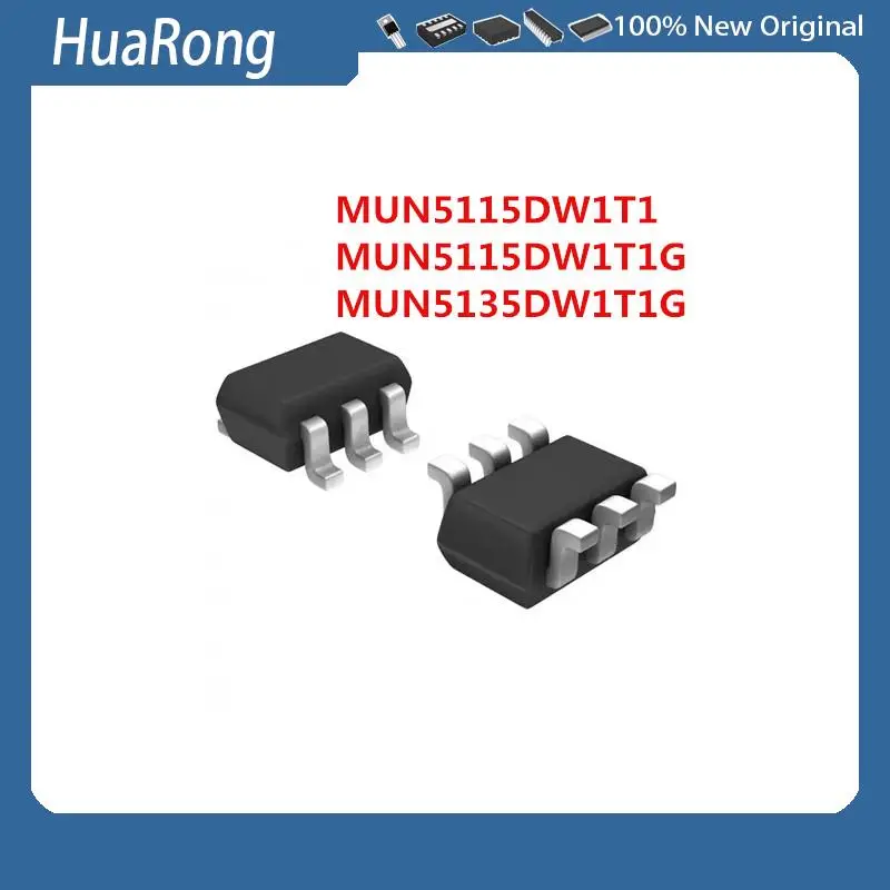 

100 шт./лот MUN5115DW1T1 MUN5115DW1T1G MUN5135DW1T1G SOT-363