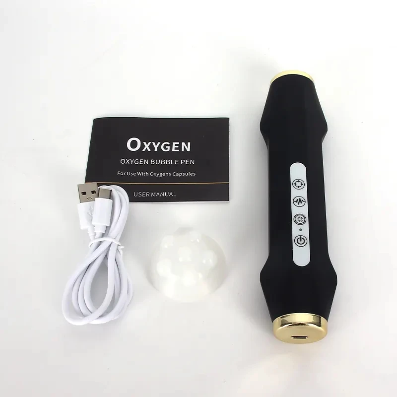 Newest Mini Co2 Bubble Oxygenation Capsules Pods Rechargeable Oxygen Skin Tightening Facial Machine