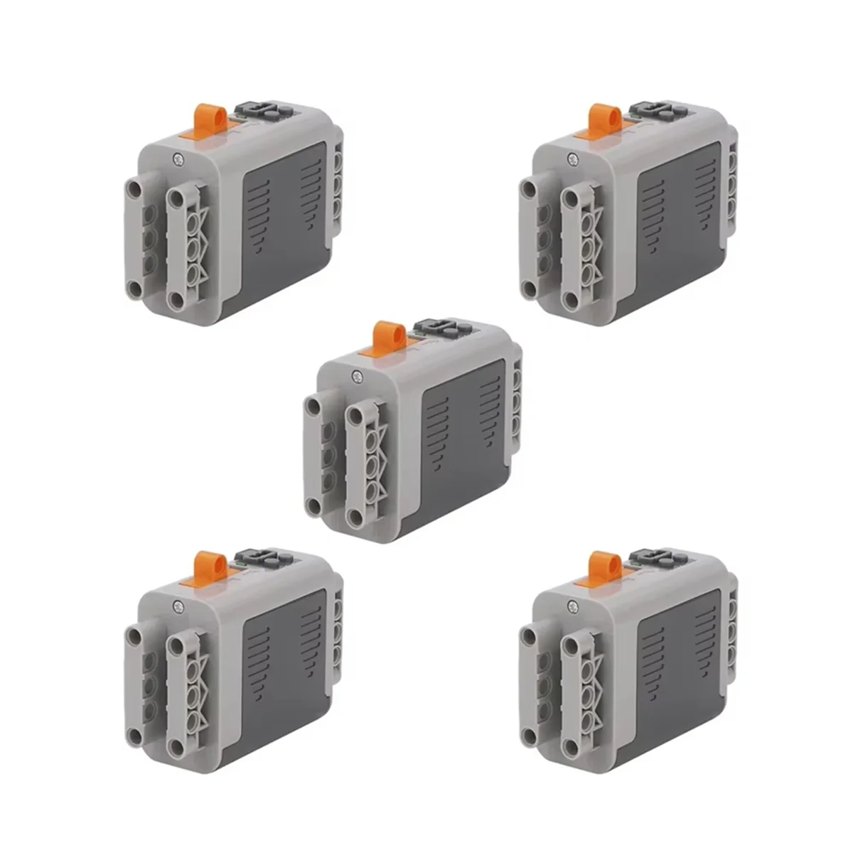 

TFBC 5PCS AA Power-Up Battery Case Box for Power Functions Parts for Legoeds 8881 for DIY Train Car Set