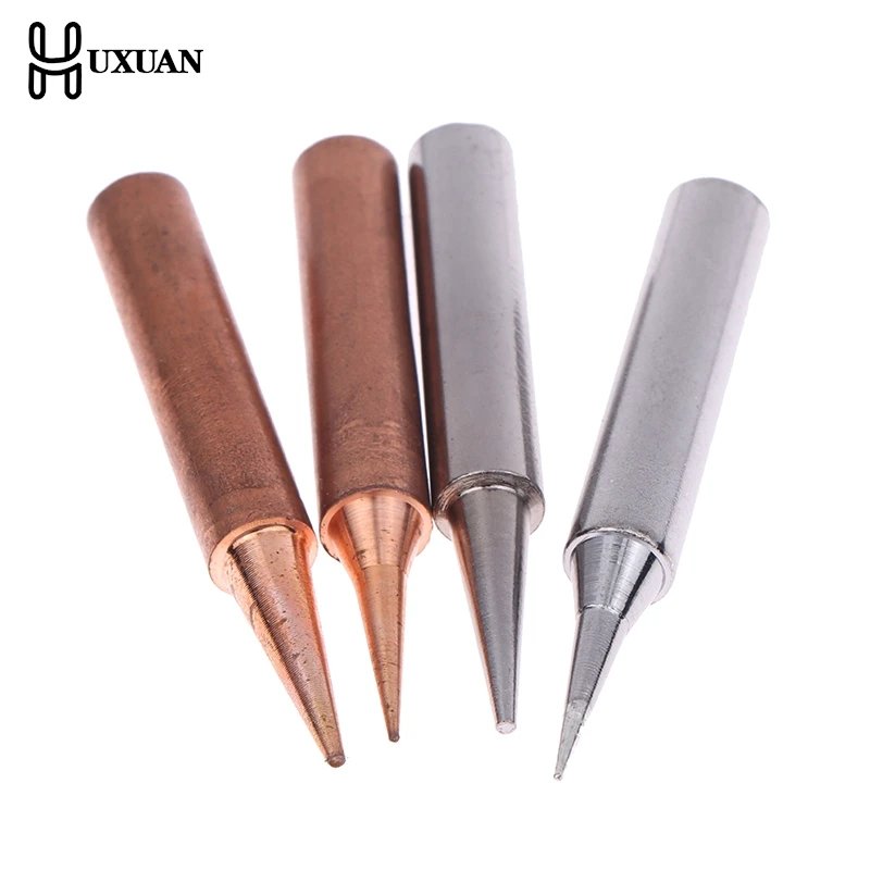 

【New】5pcs Solder Iron Tips Set Welding Equipment Accessories Lead-free Pure Copper 900M-T-B For Soldering Station