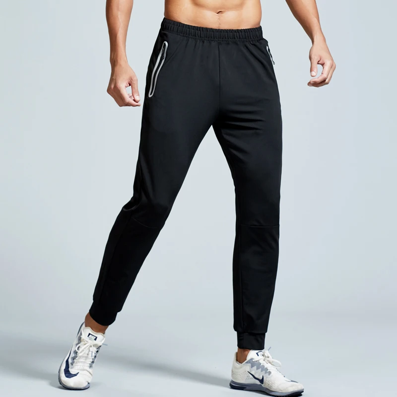 Running Pants Men Quick Dry Jogging Gym Sportswear Reflective Strip Sport Trousers Hiking Fishing Samping Outdoor Sweatpants