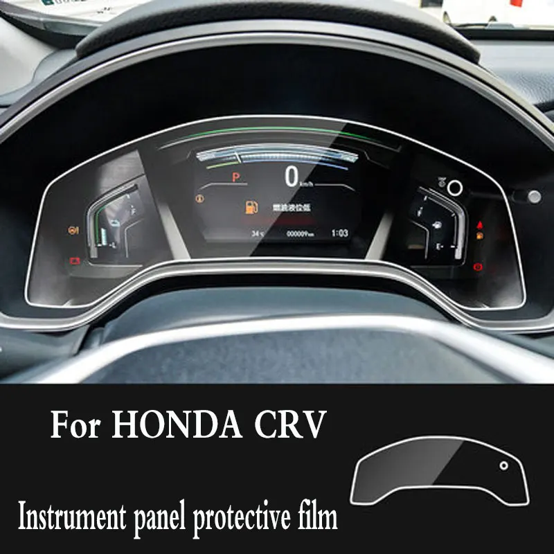 GPS Navigation Screen Steel Protective Film For CRV 5th 2017 2020 Control of LCD Screen Sticker Car Styling