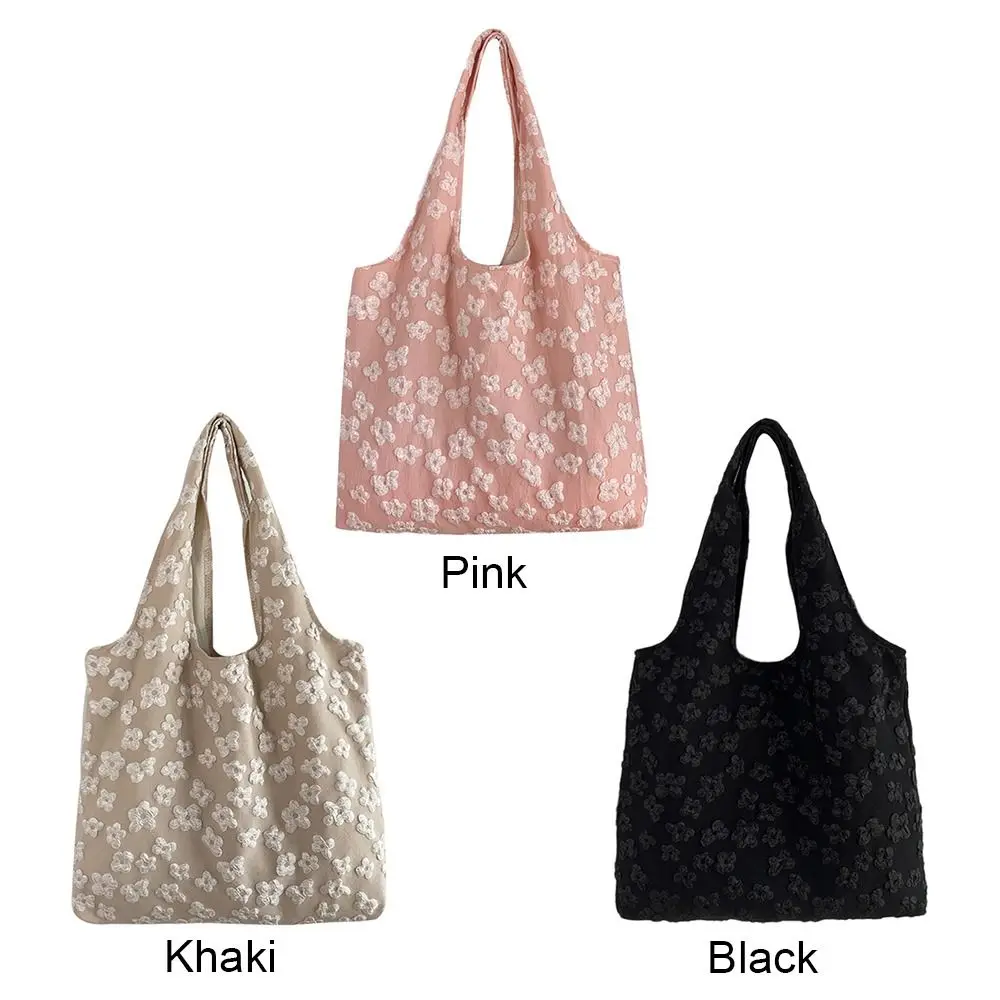 Women Lace Shoulder Bags Soft Handbags Flower Tote Bags Girls Large Capacity Bags