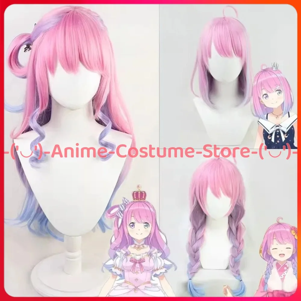 

Hololive VTuber Himemori Luna Cosplay Wig Anime Character Halloween Carnival Party Costume Wigs Heat Resistant Synthetic Hair