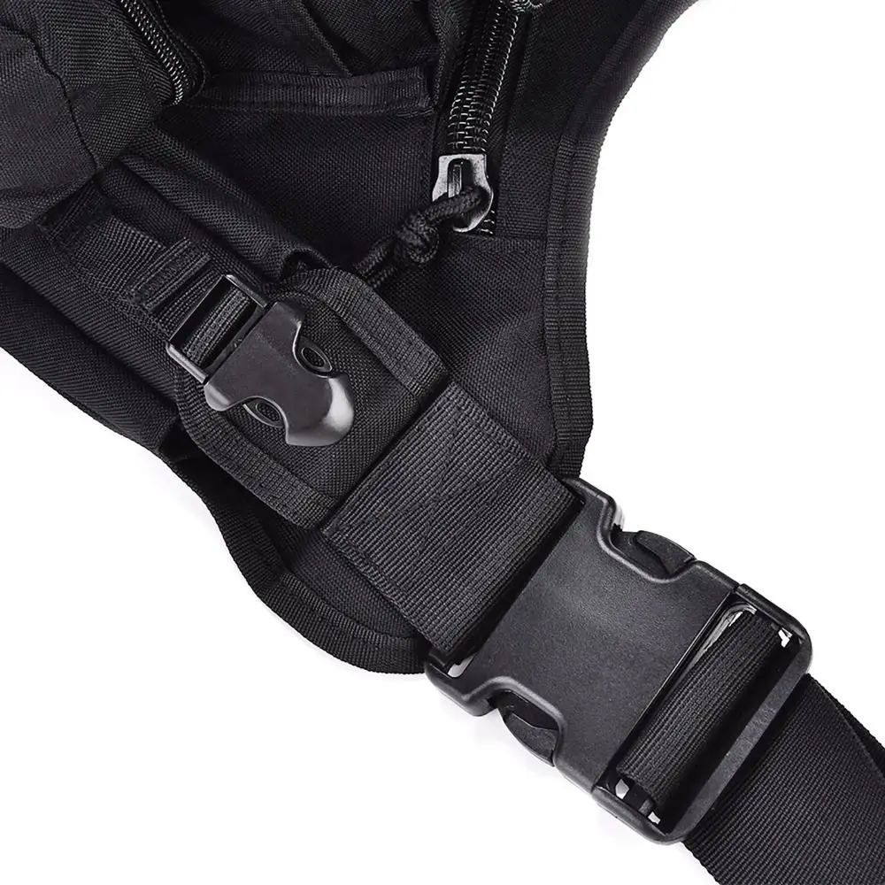 

Large Capacity Outdoor Chest Bag Multifunctional High Density Nylon Climbing Saddle Bag Breathable Durable Travel Shoulder Bag
