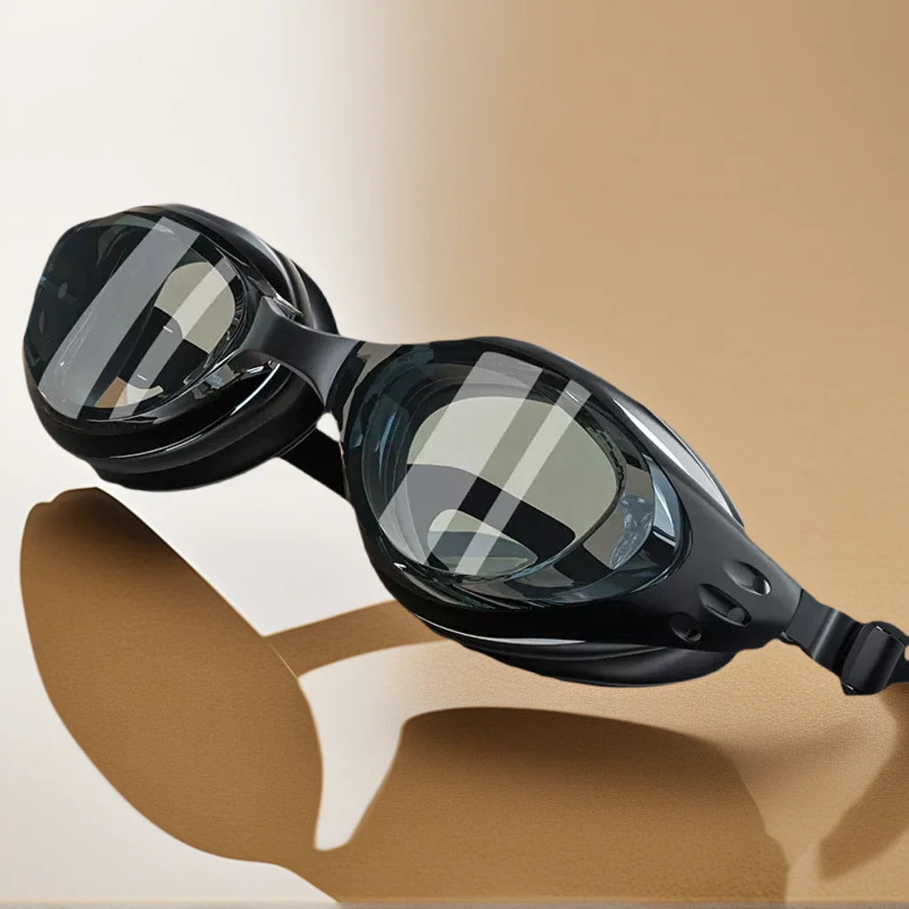 Anti-Fog Swim Goggles for Adult & Youth, Adjustable Nose Bridge & Strap, Comfortable Leak-Proof Design for Pool, Ocean Swimming