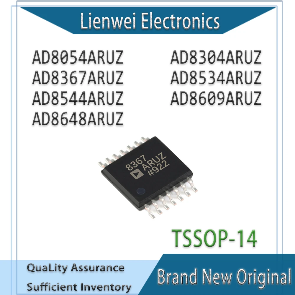 

100% New Original AD8054ARUZ AD8304ARUZ AD8367ARUZ AD8534ARUZ AD8544ARUZ AD8609ARUZ AD8648ARUZ IC Chipset TSSOP-14