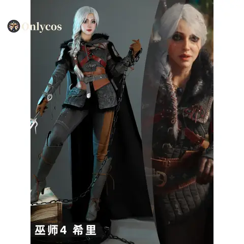 Witcher 4 Ciri Cosplay Costume Cos Game Anime Party Uniform Hallowen Play Role Clothes Clothing Onlycos