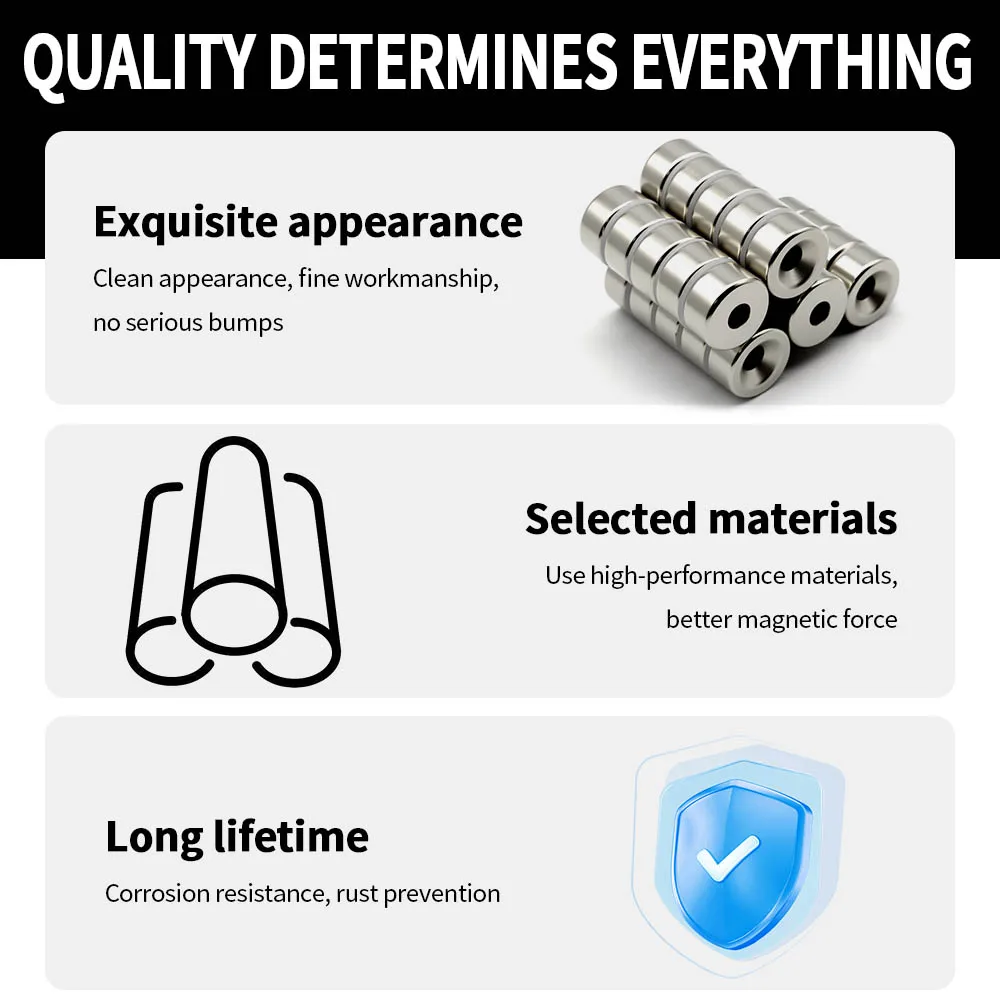 20x10-6mm Powerful with holes Neodymium Magnet N35 NdfeB Permanent Magnetic imanes Round Super Strong Fridge Magnets DIY