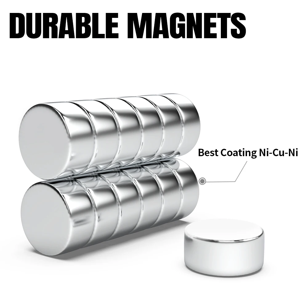 16x8mm Super Strong Round Magnets For Fridge, DIY Projects, Science & Office Use Tool Part Refrigerator Magnet 16*8