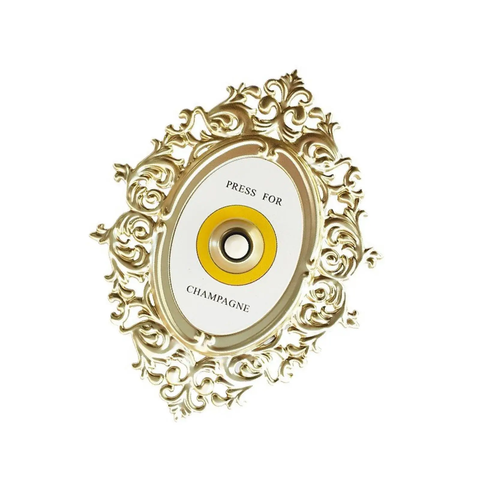 Creative Bell Ornament Decorative Door Chime Champagne Gold Doors Bell Desktop Decoration for Shelf