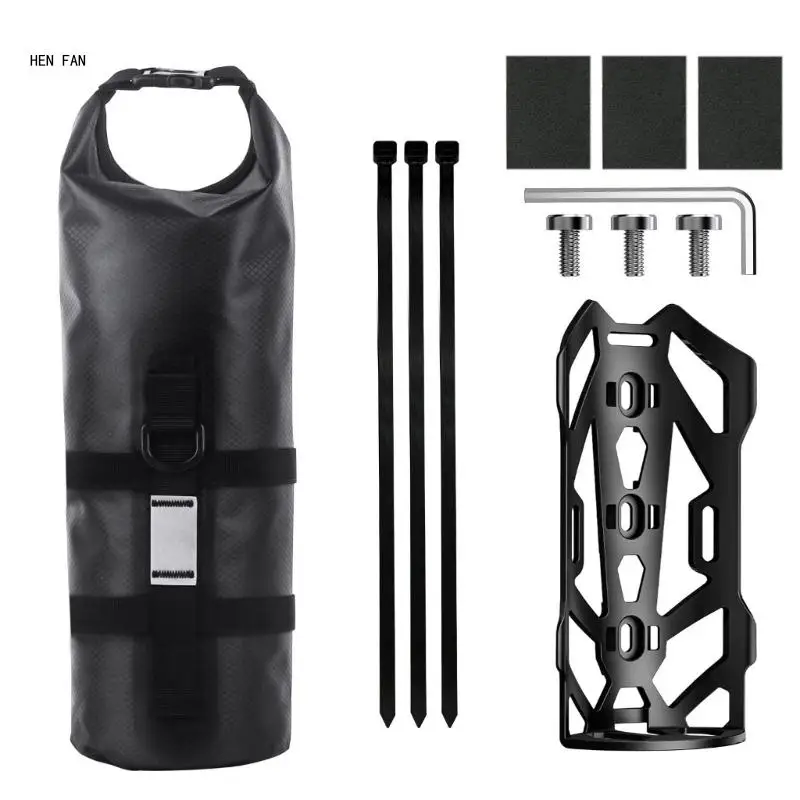 

Waterproofs Bike Front Fork Bag with Front Bike Rack Bicycles Panniers Bag M89D