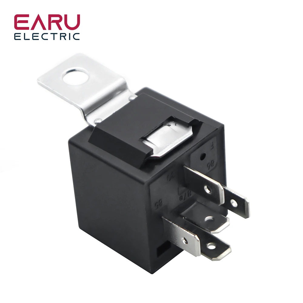 4 5 Pin 4P 5P 40A Waterproof Car Relay Long Life Automotive Relays Normally Open DC 12V 24V Relay For Head Light Air Conditioner