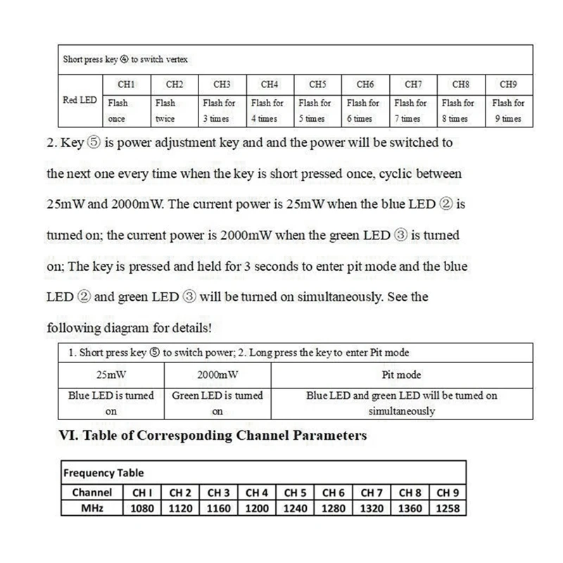 1.2G 1.3Ghz 2W VTX Video Transmitter 1060Mhz-1380Mhz Support 2-8S Battery Input For FPV Racing Drone Long Range-WMAN