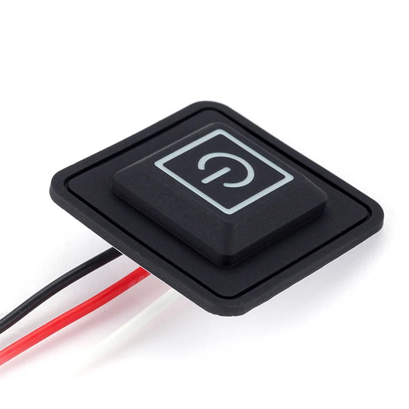 Hot 1Pcs 5V-15V 3 Gear Temp Control Waterproof Heating Switch Clothes Silicone Button
