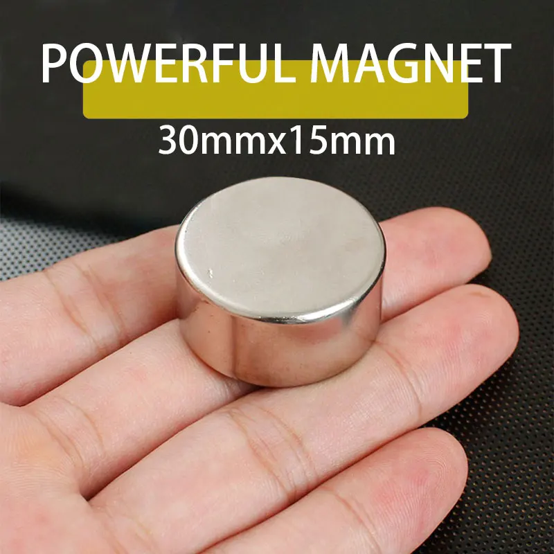 

1/2/3/5PCS 30x15mm Ultra Neodymium Magnets 30mm x 15mm N35 Permanent Round Strong Magnet Super Powerful NdFeB Magnetic Disc