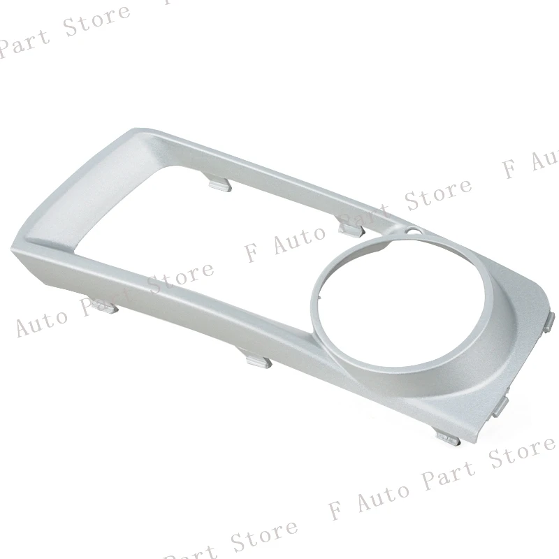 For BMW X6 E71 2012 2013 2014 Car Front Bumper Fog Light Lamp Trim Silver Frame Cover Lid 51117312595 51117312596