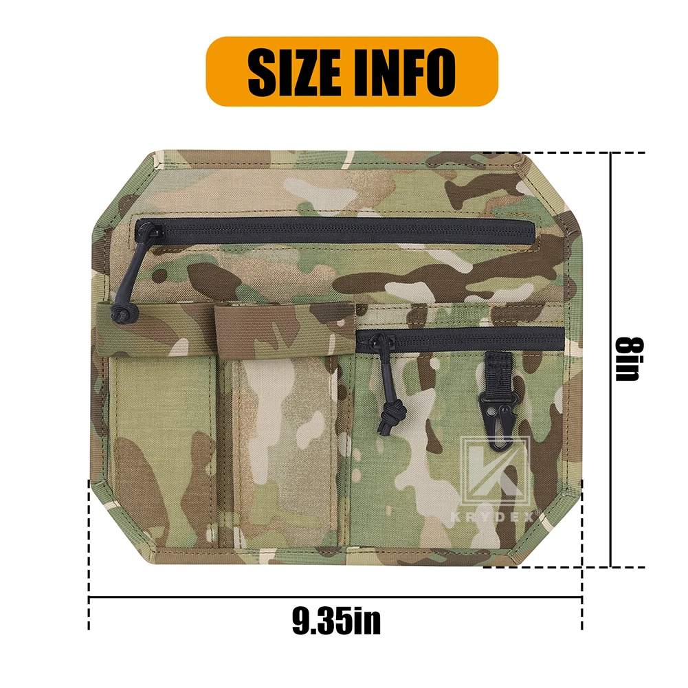 KRYDEX Panel organizador táctico MOLLE con gancho para mochila EDC - imagen 5