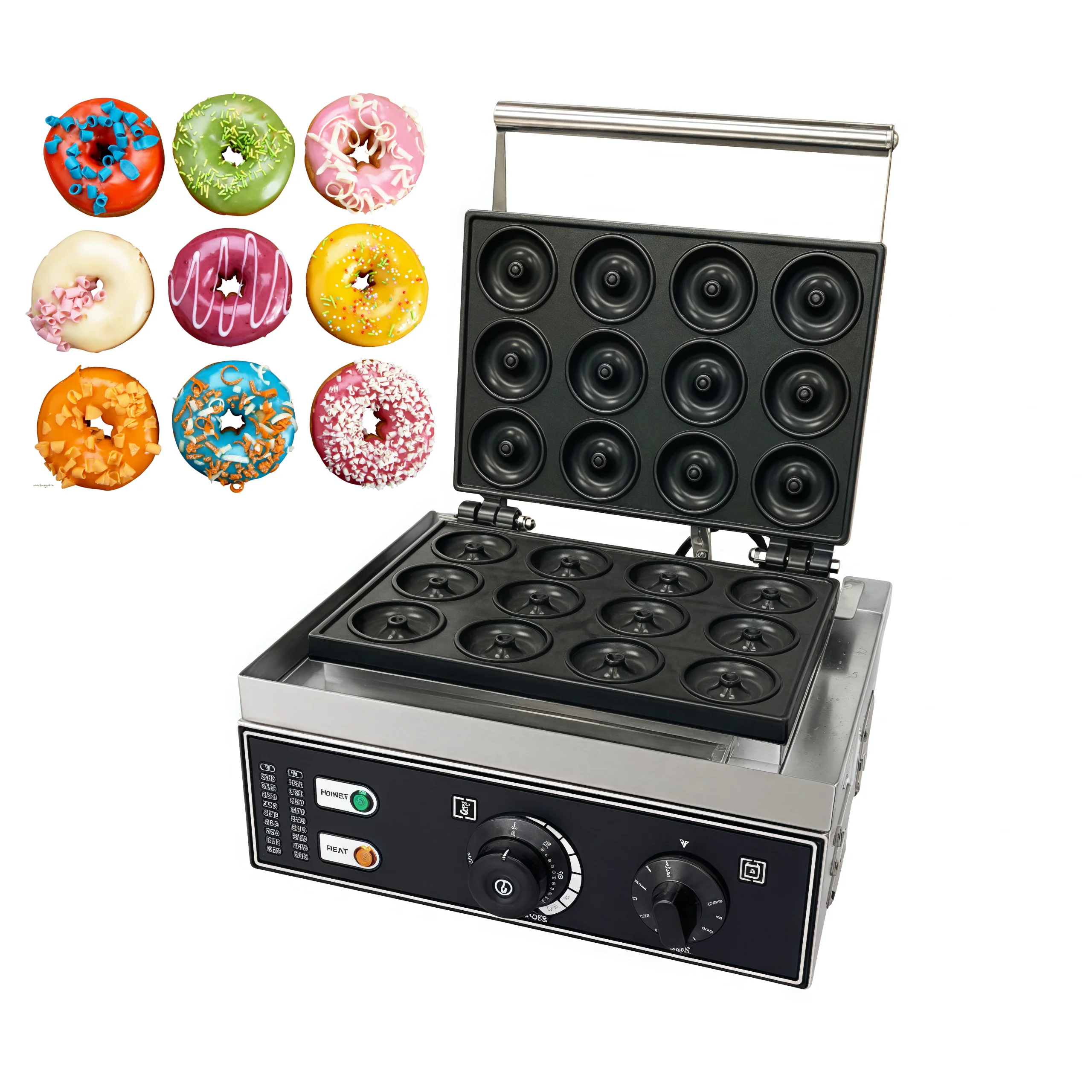 

Commercial Non Stick Donuts Making Machine Snack Equipments Donuts Machine Snacks Doughnut Frying Machine