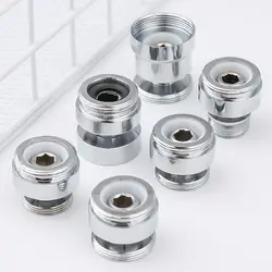 Faucet Adapter Swivel Aerator Adapter Tap Aerator Connector 360 Degree Adjustable Stainless Steel Kitchen Faucet Fittings