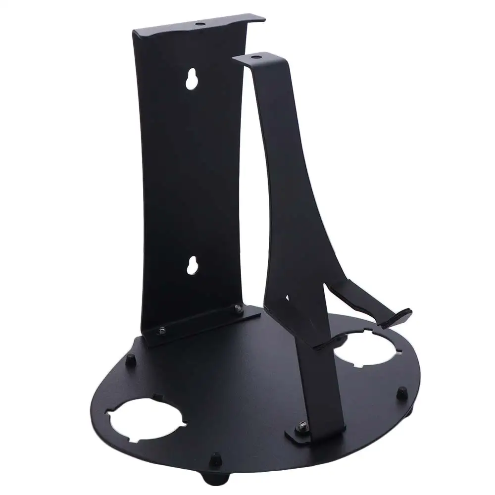 

No Drill Curling Iron Storage Holder Non-slip Space Saving Hair Dryer Stand Wall Mounted/Desktop Curling Iron Stand Bathroom