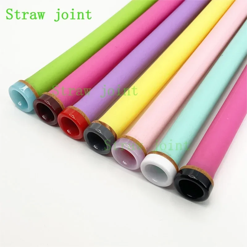 1pc 810 Resin Rubber Free Waistline Straw Joint