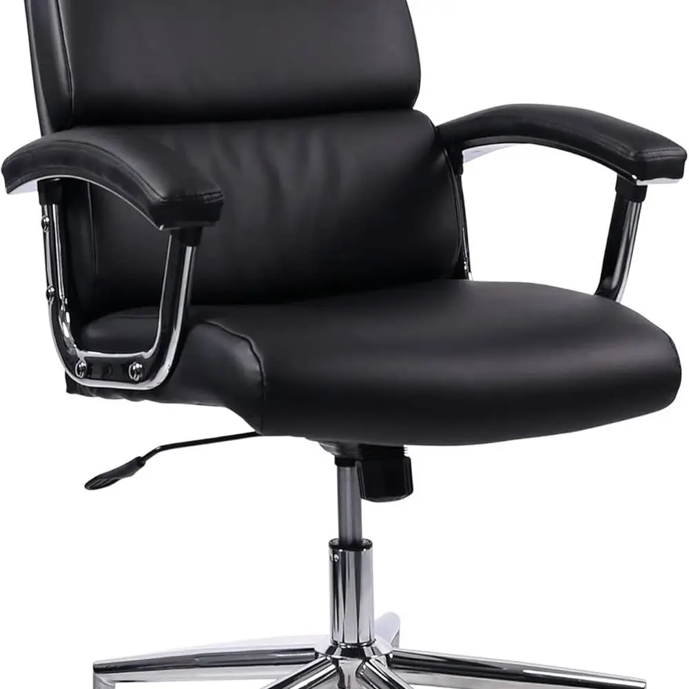 

Black High-Back Leather Executive Chair