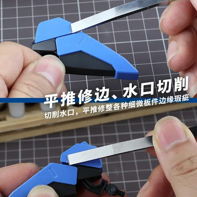 

Ustar UA90902 Precision Wide-Mouth Push Knife – Double Head C-Face Nozzle Trimming Assembly Tool for Adults DIY Model Building