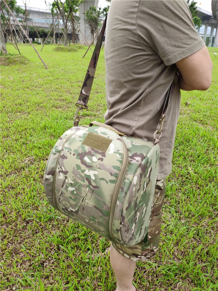 Outdoor Sports Tactical Helmet Bag Single Shoulder Shoulder Shoulder Bag Backable and Livable Glove Bag Tool Bag TC0148