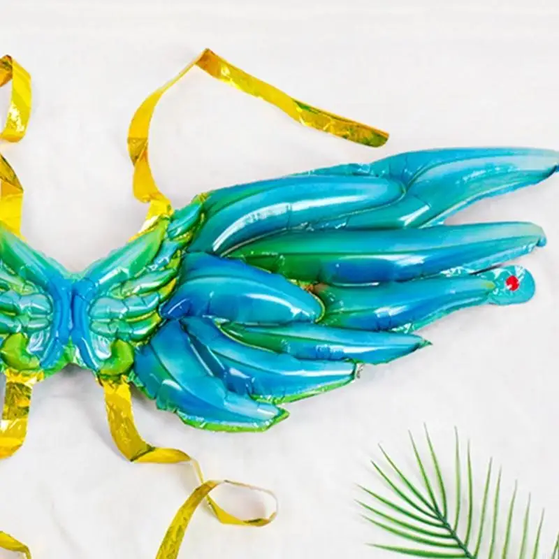 

H9ED Balloon Fairy Wing Halloween Party Cosplay-Fairy Angel Butterfly-Wing Performances Costume Festival Rave-Stage Props