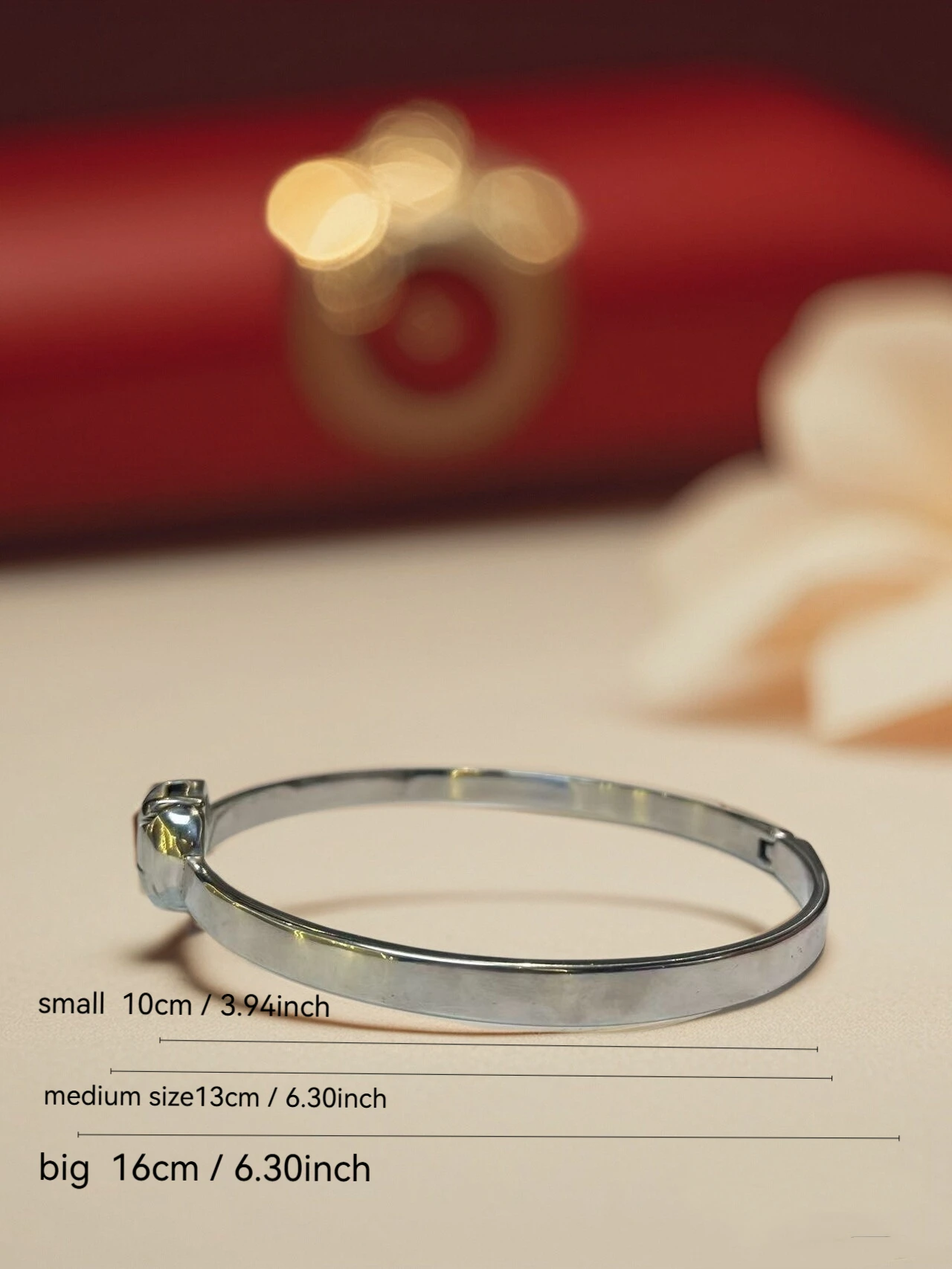 قلادة معدنية على شكل قلب، قابلة للقفل، إكسسوار مجوهرات مثالي #2