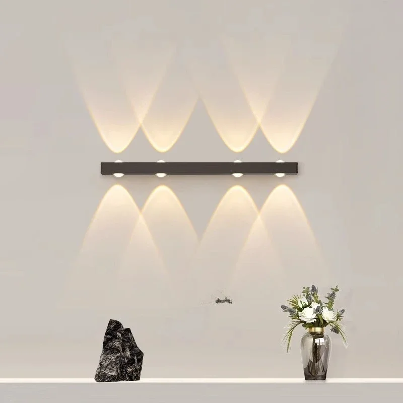 

Forminimalist style creative designer style aisle corridor living room background wall decoration living room bedroom wall lamp