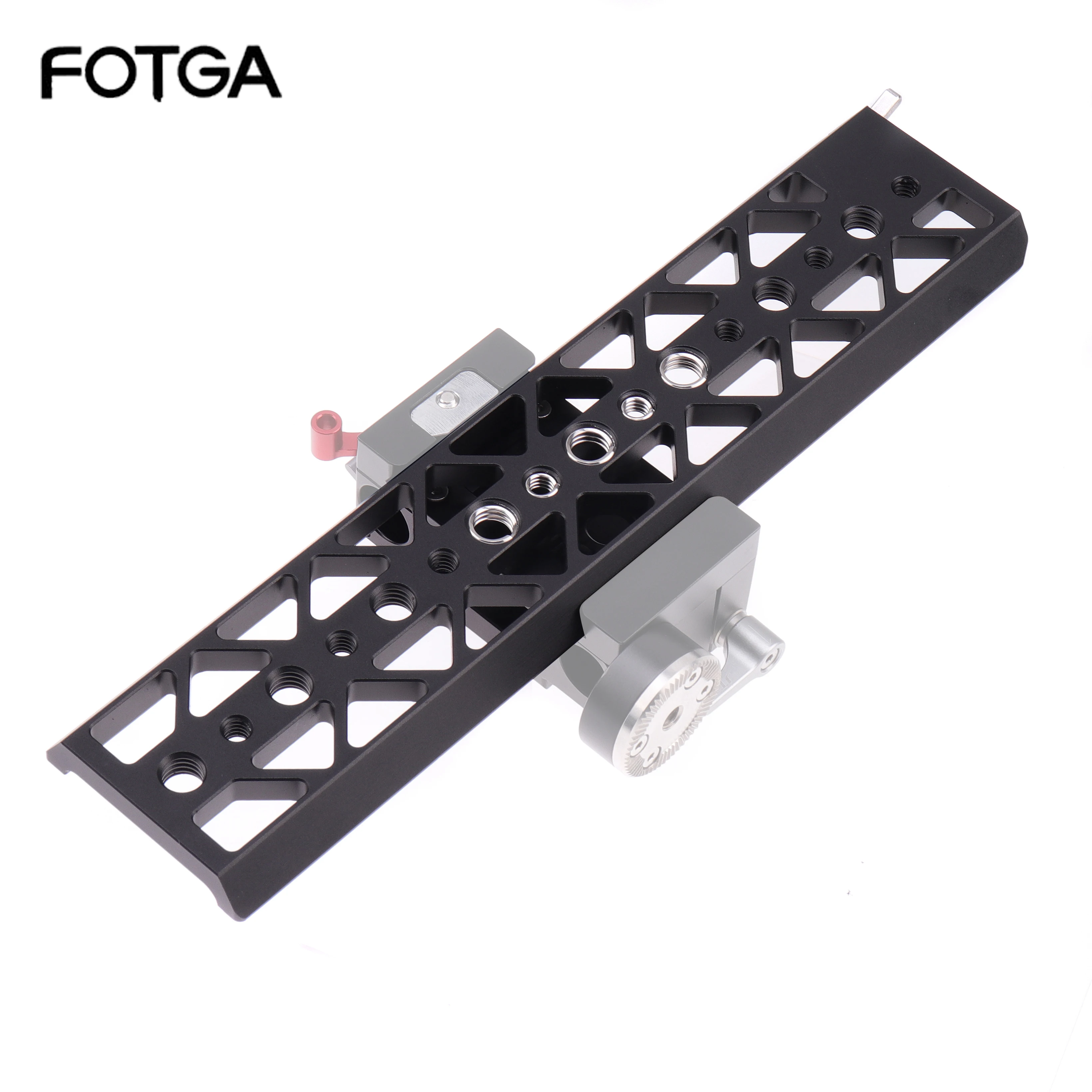 

10 "Dovetail Bridge Plate Bottom Tripod Mount Baseplate Compatible with BMPCC 4K 6K DSLR Camera Cage For Tilta Standard Baseplat