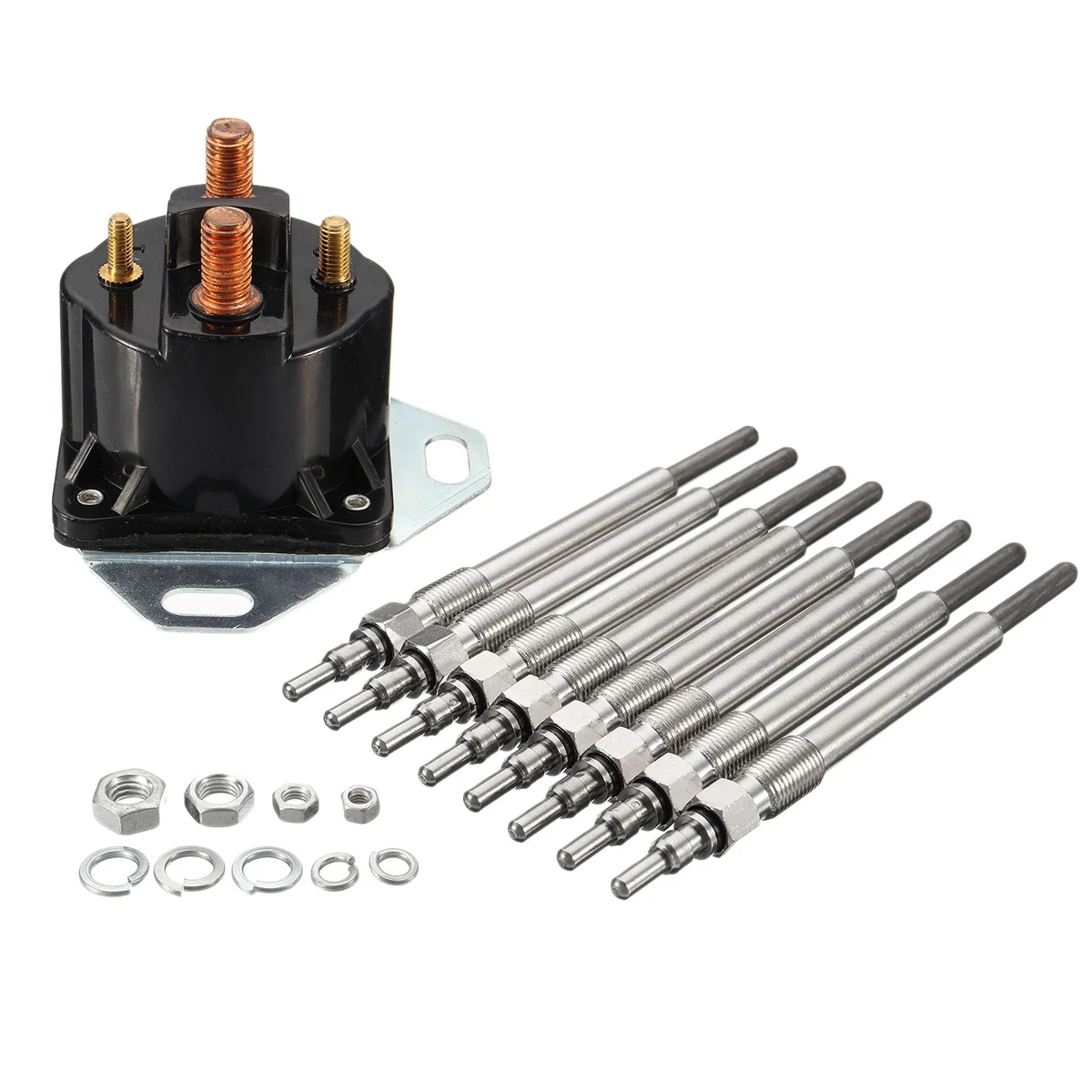 

Power stroke Power Stroke-Crude oil 8 Dual Core Glow Plug & Relay Solenoid Ford 7.3L Series F Series