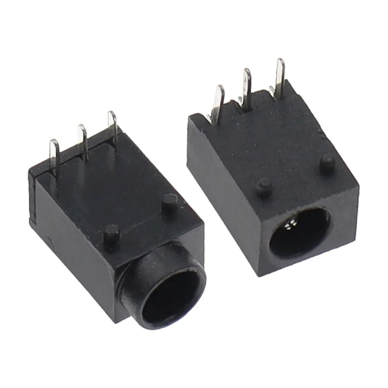 10pcs DC003 DC-003A DC Power Jack 3.5x1.3MM 3.5X1.35mm 3-Pin Through-Hole Socket New